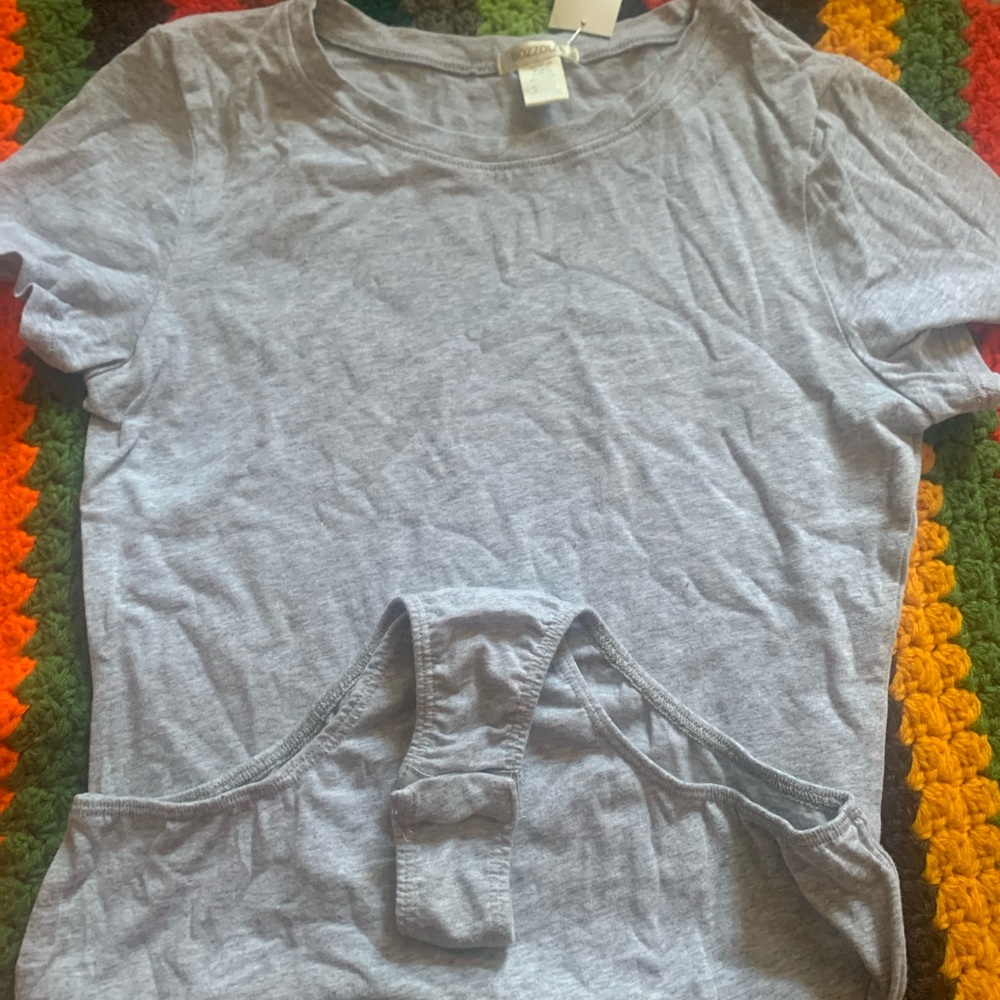 New gray body suit